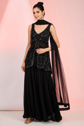 Rainbow Cutdana Glitter Kurti for Party Look